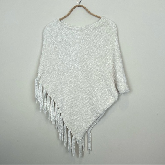 Contempo by Justin Taylor | Poncho; Ivory; Size PS - Picture 1 of 9